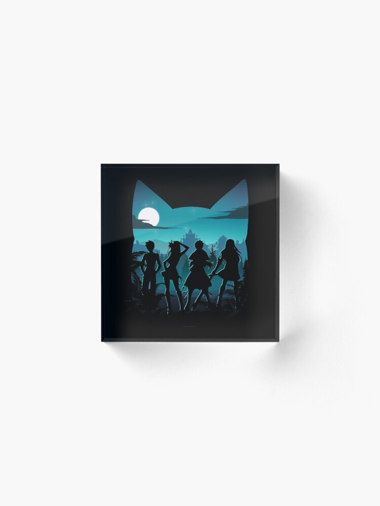 Alternate view of Happy Silhouette Acrylic Block