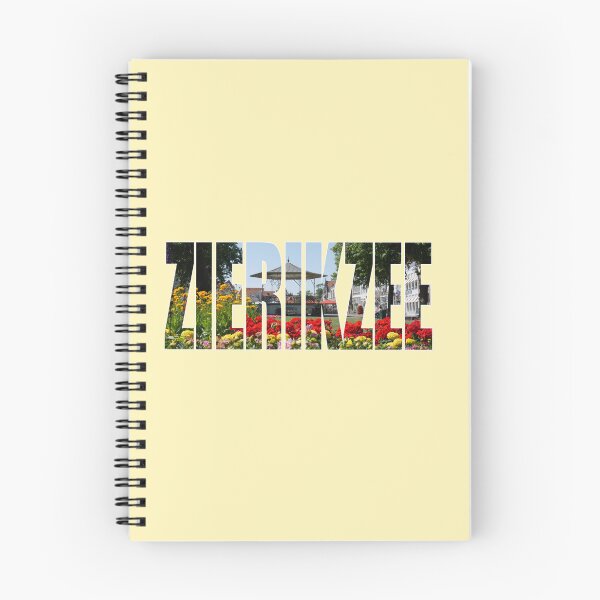 Item preview, Zierikzee in Zeeland in the Netherlands - text with an overlay of a picture of the village square designed and sold by PausePapote.