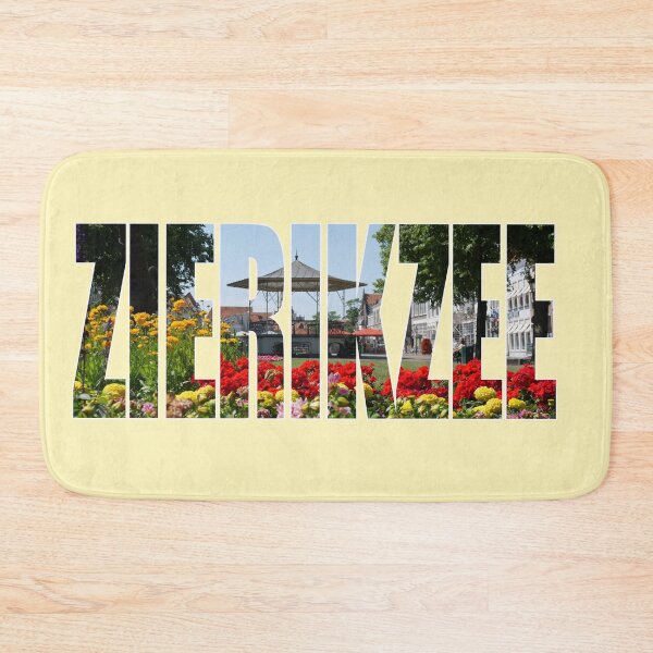 Item preview, Zierikzee in Zeeland in the Netherlands - text with an overlay of a picture of the village square designed and sold by PausePapote.