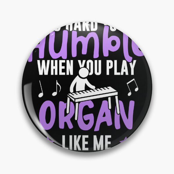Item preview, It's hard to be Humble Organist Sticker designed and sold by Welve36tea.