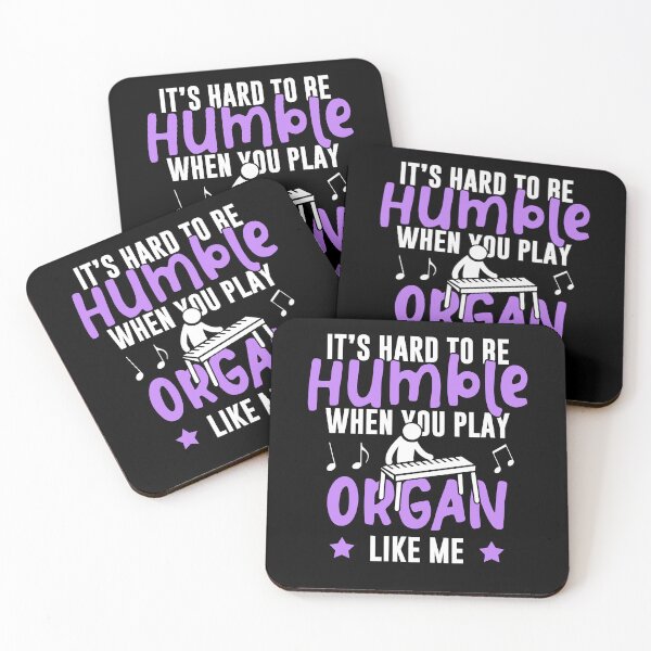 Item preview, It's hard to be Humble Organist Sticker designed and sold by Welve36tea.