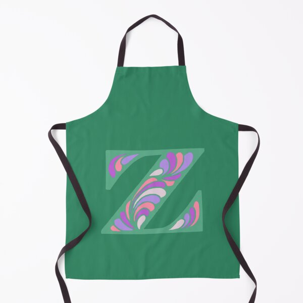 Item preview, Letter Z Fancy Monogram Hippie Initial Green designed and sold by everything4eva.