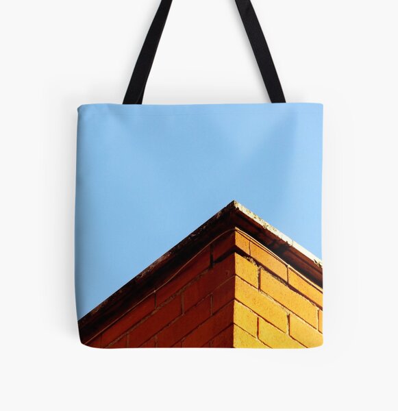 Buonding photography sky orange light blue All Over Print Tote Bag