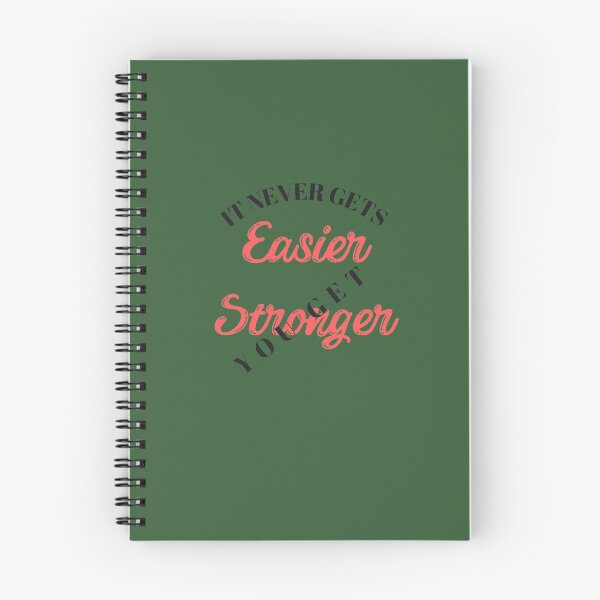 Item preview, it Never Gets Easier You Get Stronger designed and sold by Glorious-Goods.