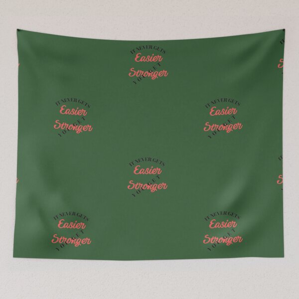 Item preview, it Never Gets Easier You Get Stronger designed and sold by Glorious-Goods.