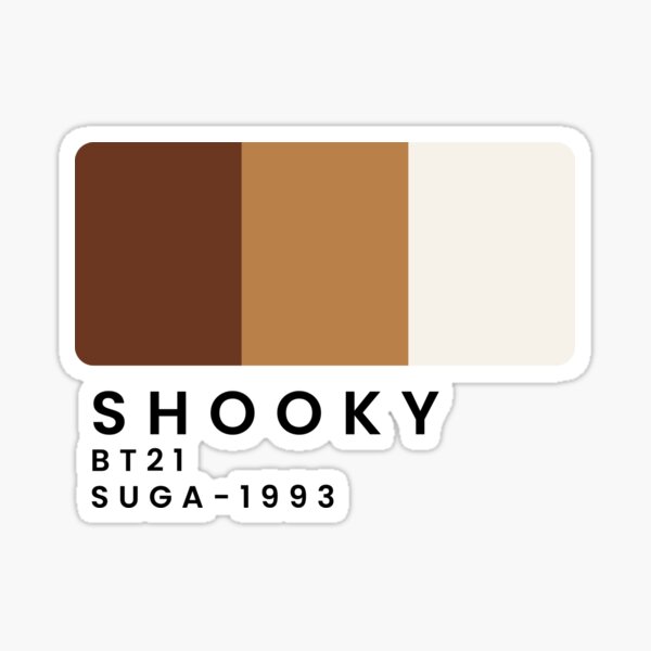 Artikel-Vorschau von Shooky Farbpalette BT21, designt und verkauft von tokki-drawings.