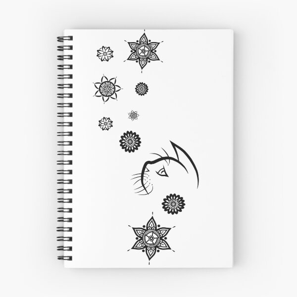 Item preview, Cat and Mandalas designed and sold by leeloolook.