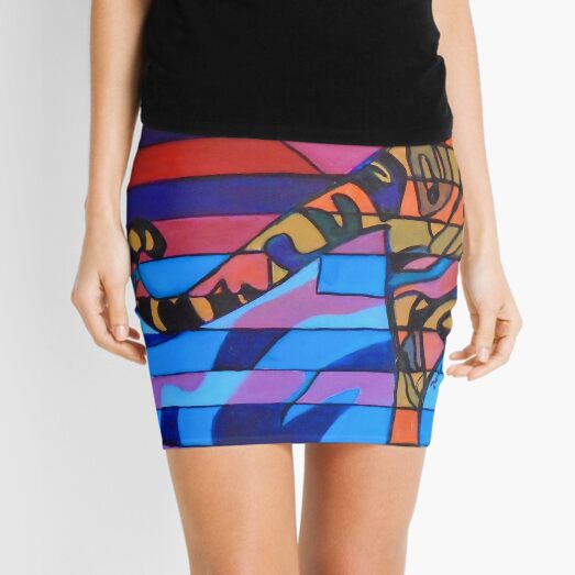 Hexagram 10: Lü (Tread Lightly) Mini Skirt