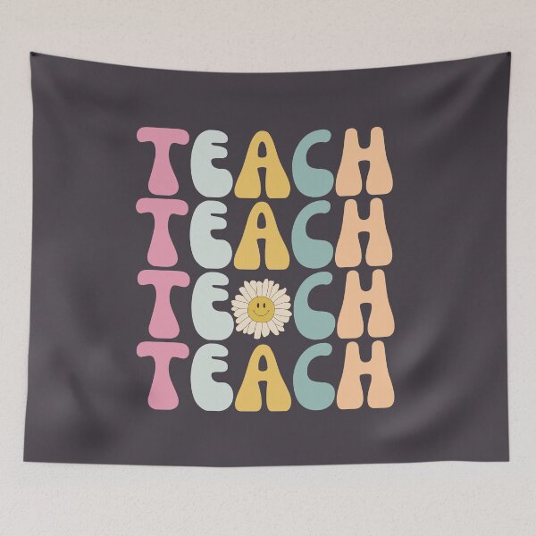 Item preview, Life Is Good Teacher Daisy Retro designed and sold by SunfullyYours.