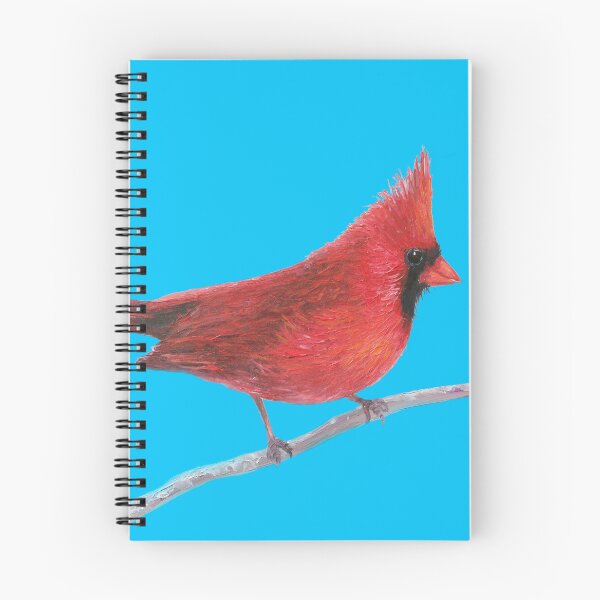 Item preview, Red Cardinal Bird painting designed and sold by MatsonArtDesign.