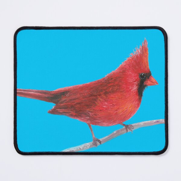 Item preview, Red Cardinal Bird painting designed and sold by MatsonArtDesign.