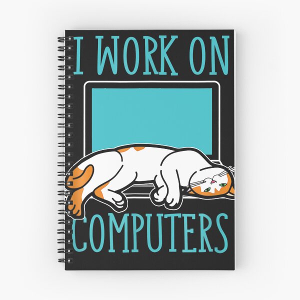 Artikelvorschau, Lustiger Katzen-und Computer-Laptop für Haustierliebhaber T-Shirt entworfen und verkauft von EldaMurazik.
