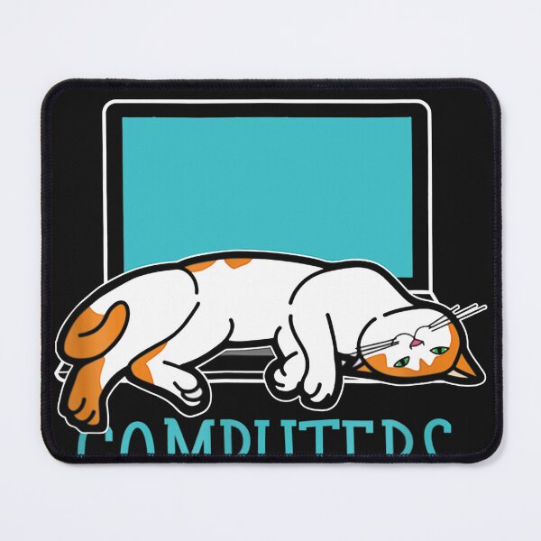 Item preview, Funny Cats and Computers Laptop for pet lovers T-Shirt designed and sold by EldaMurazik.