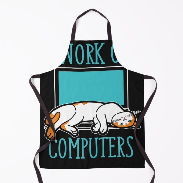 Item preview, Funny Cats and Computers Laptop for pet lovers T-Shirt designed and sold by EldaMurazik.