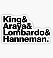 Slayer member list ampersand Sticker