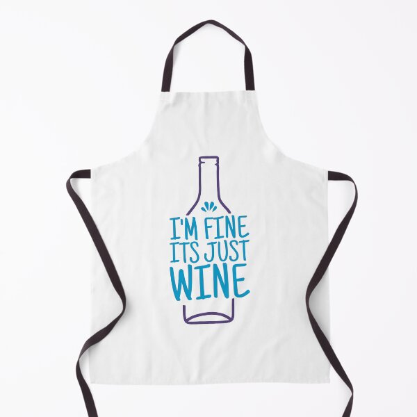 Item preview, I’m Fine It’s Just Wine  designed and sold by Irie Designs.