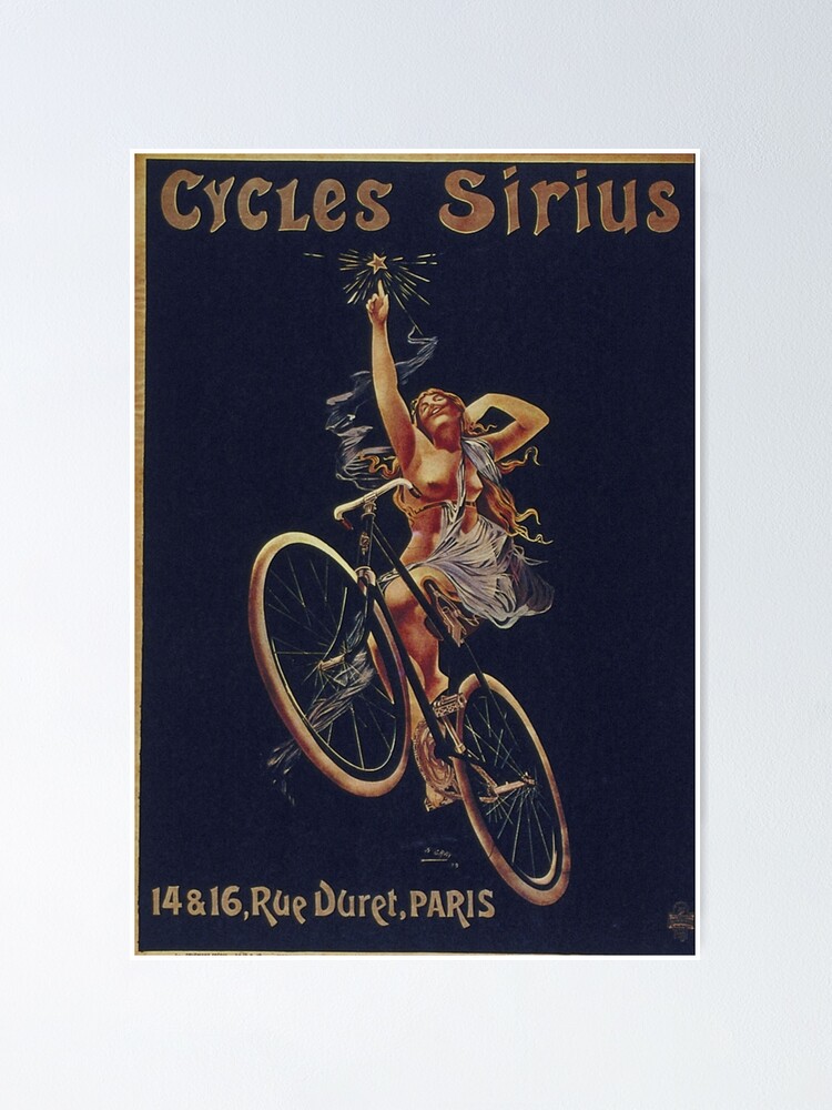 retro bike poster