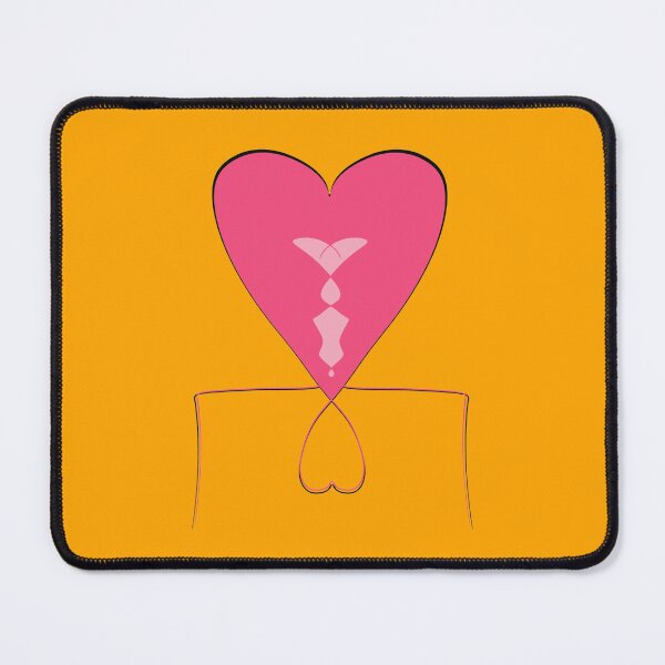 Item preview, Heart Doodle - orange and pink designed and sold by FlippinTurtles.