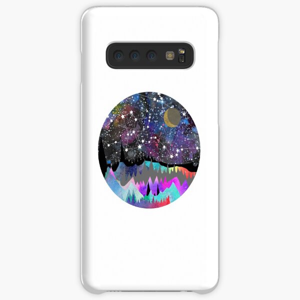 Orion Watercolor Mountain Landscape Samsung Galaxy Snap Case