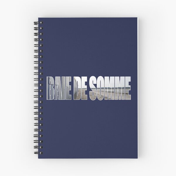 Item preview, Baie de somme in France - text with sea landscape overlay, beach and huts designed and sold by PausePapote.