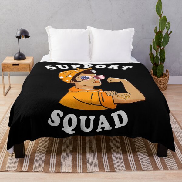 Item preview, Support Squad Orange Wear MS Multiple Sclerosis Awareness designed and sold by EmilieWebeEW.