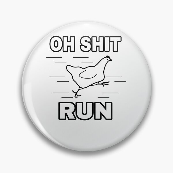 Item preview, running chicken meme designed and sold by KHAFiT.