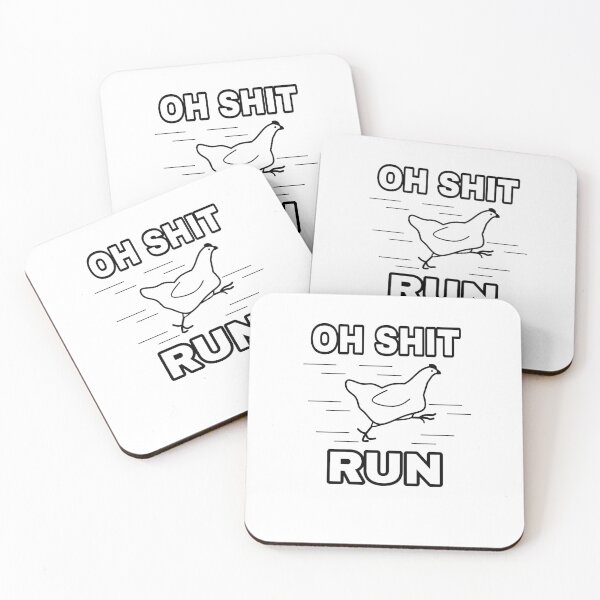 Item preview, running chicken meme designed and sold by KHAFiT.