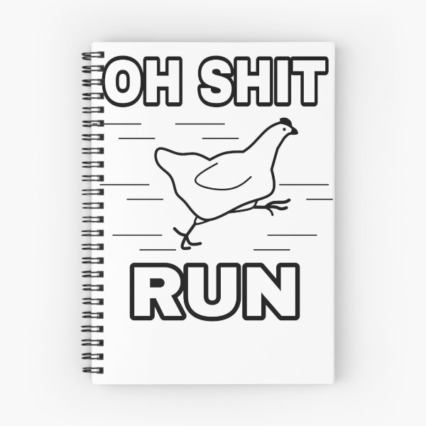 Item preview, running chicken meme designed and sold by KHAFiT.