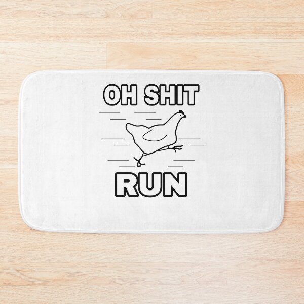 Item preview, running chicken meme designed and sold by KHAFiT.