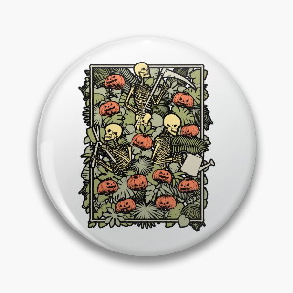 Item preview, Halloween Pumpkin Skeleton Gardener Fall Garden Gardening designed and sold by GrandeDuc.