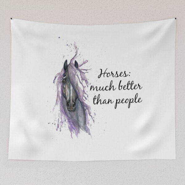 Item preview, Horses much better than people, Funny gifts designed and sold by Zohaa45.
