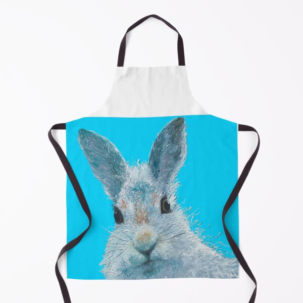 Item preview, Grey rabbit on blue - Howard designed and sold by MatsonArtDesign.