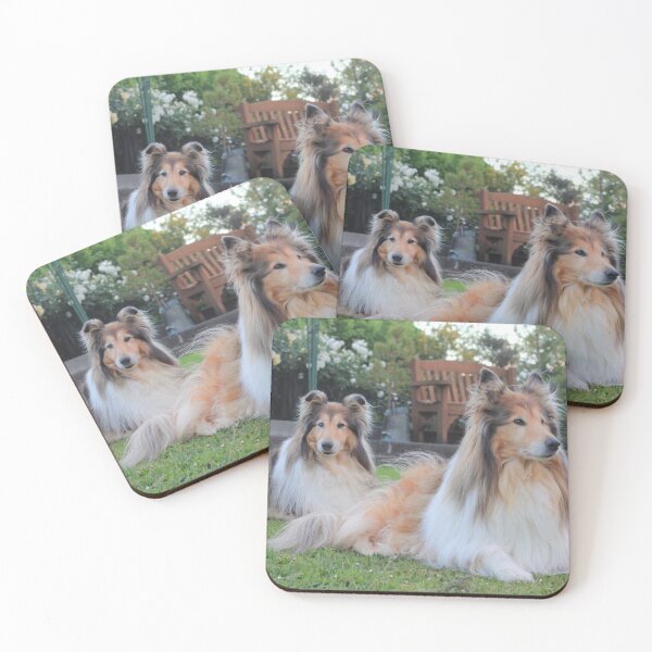 Item preview, Diamond & Gold Collies designed and sold by KarenWoodArt.
