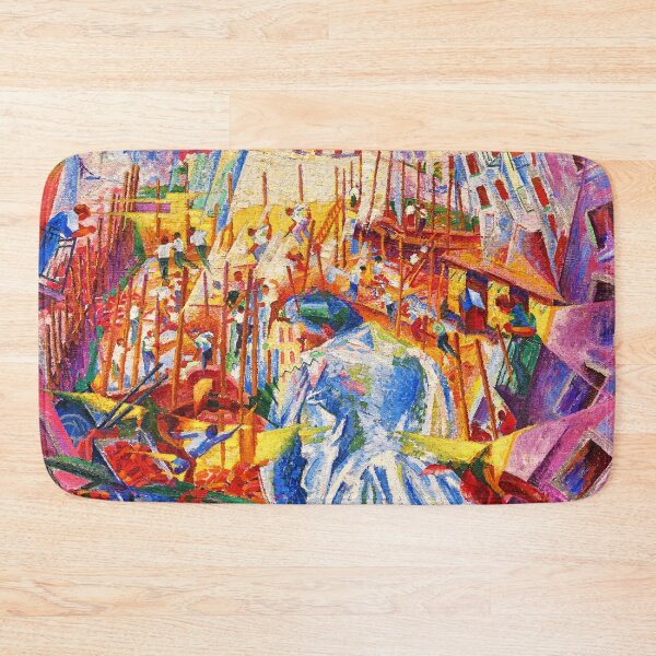 Item preview, The Street Enters the House by Umberto Boccioni - digital enhancement designed and sold by NickoPrints.