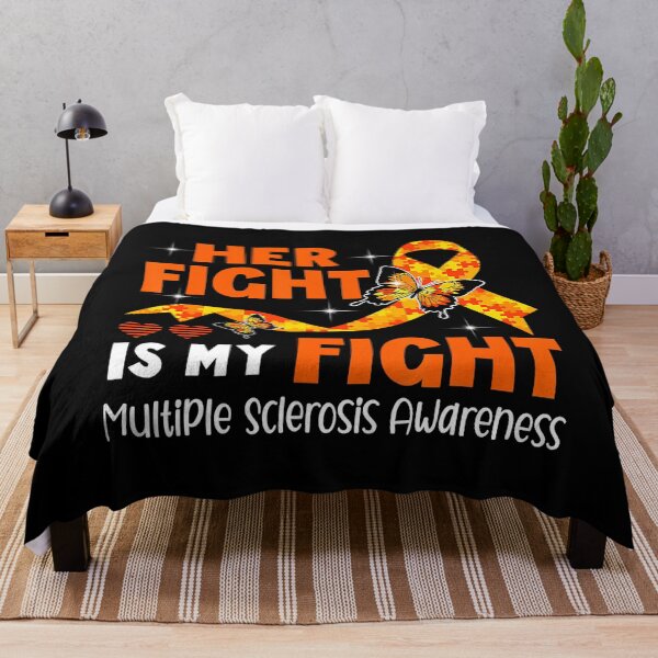Item preview, Her Fight Is My Fight MS Multiple Sclerosis Awareness designed and sold by EmilieWebeEW.