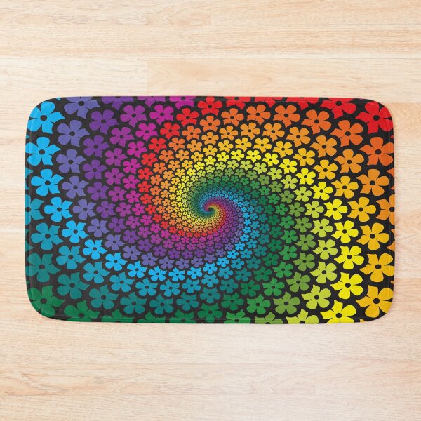 Item preview, Flower spiral colourful flowers designed and sold by RaianasHome.