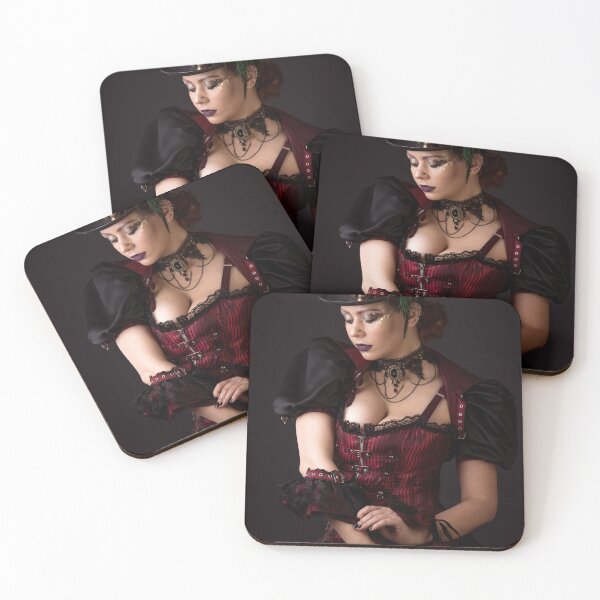 Item preview, Steampunk Young Woman Portrait designed and sold by FacesStudioUA.
