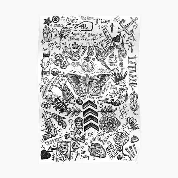 One Direction tattoos Poster