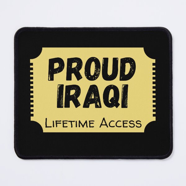 Item preview, Proud Iraqi designed and sold by ArabicMerch.