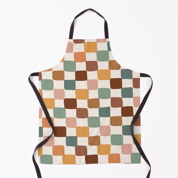 Item preview, Boho Checkered earth tone colors palette designed and sold by RaianasHome.