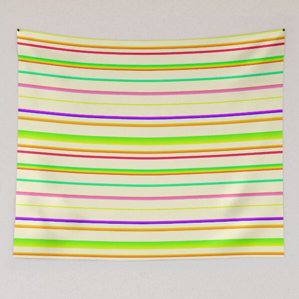 Item preview, Multi color beige line pattern  designed and sold by lausn.
