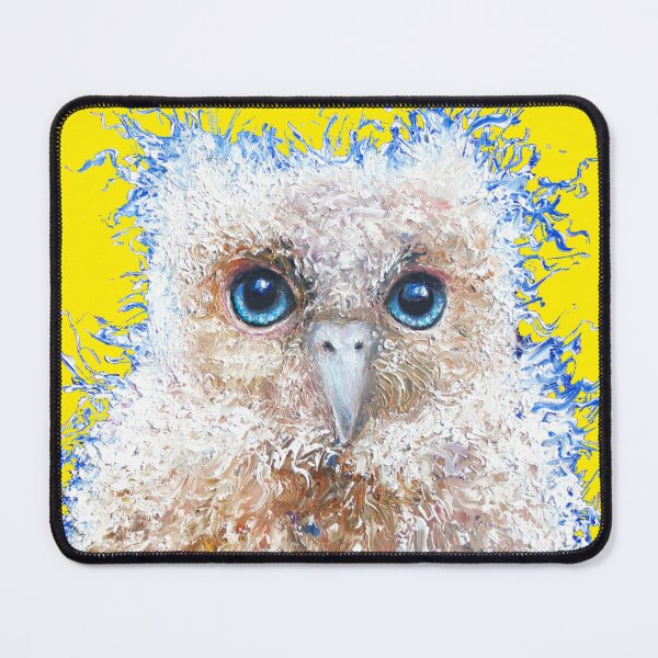 Item preview, Baby Owl on yellow background designed and sold by MatsonArtDesign.
