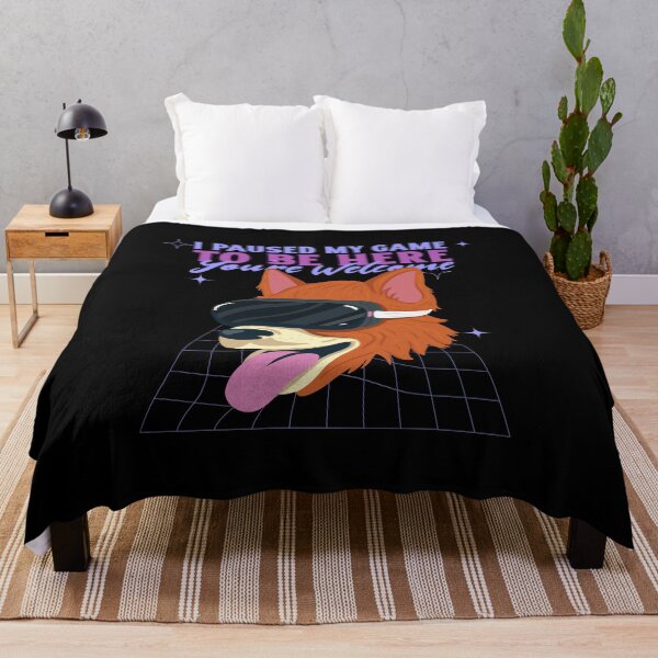 Item preview, I Paused My Game To Be Here You're Welcome Funny dog shirt designed and sold by loscustom1949.