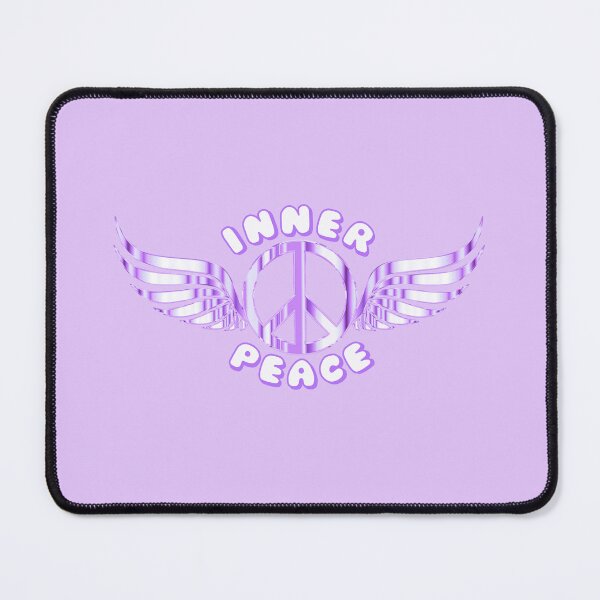 Item preview, Inner Peace Angel Wings Peace Symbol Purple designed and sold by everything4eva.