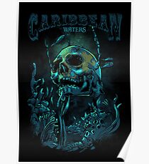 Caribbean Waters Poster