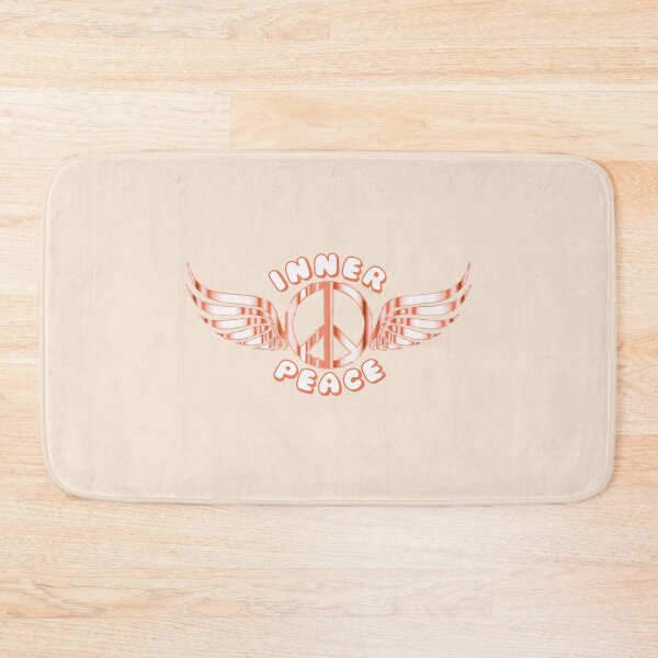 Item preview, Inner Peace Angel Wings Peace Symbol Orange designed and sold by everything4eva.