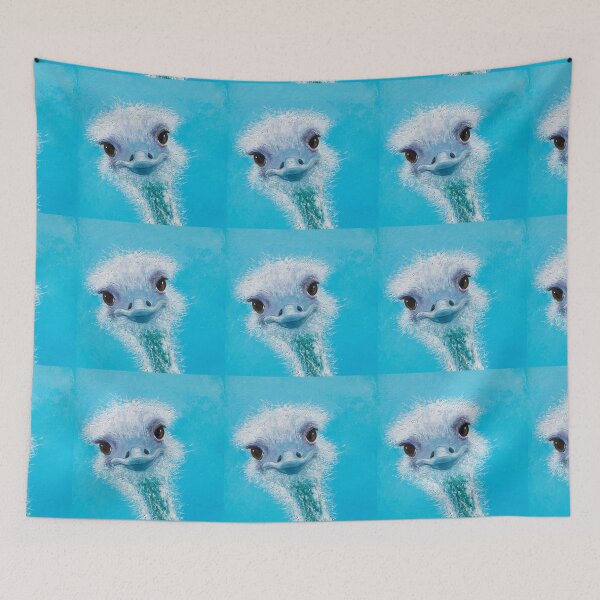 Item preview, Square Ostrich painting designed and sold by MatsonArtDesign.