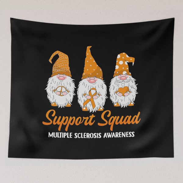Item preview, Gnome Support Squad Ribbon Multiple Sclerosis Awareness designed and sold by EmilieWebeEW.