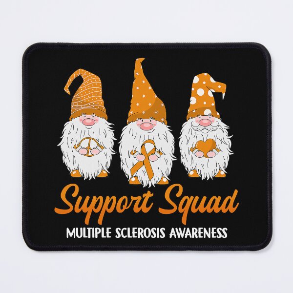 Item preview, Gnome Support Squad Ribbon Multiple Sclerosis Awareness designed and sold by EmilieWebeEW.