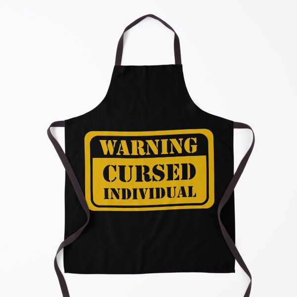 Item preview, Warning Cursed Individual designed and sold by GraphismNinja.